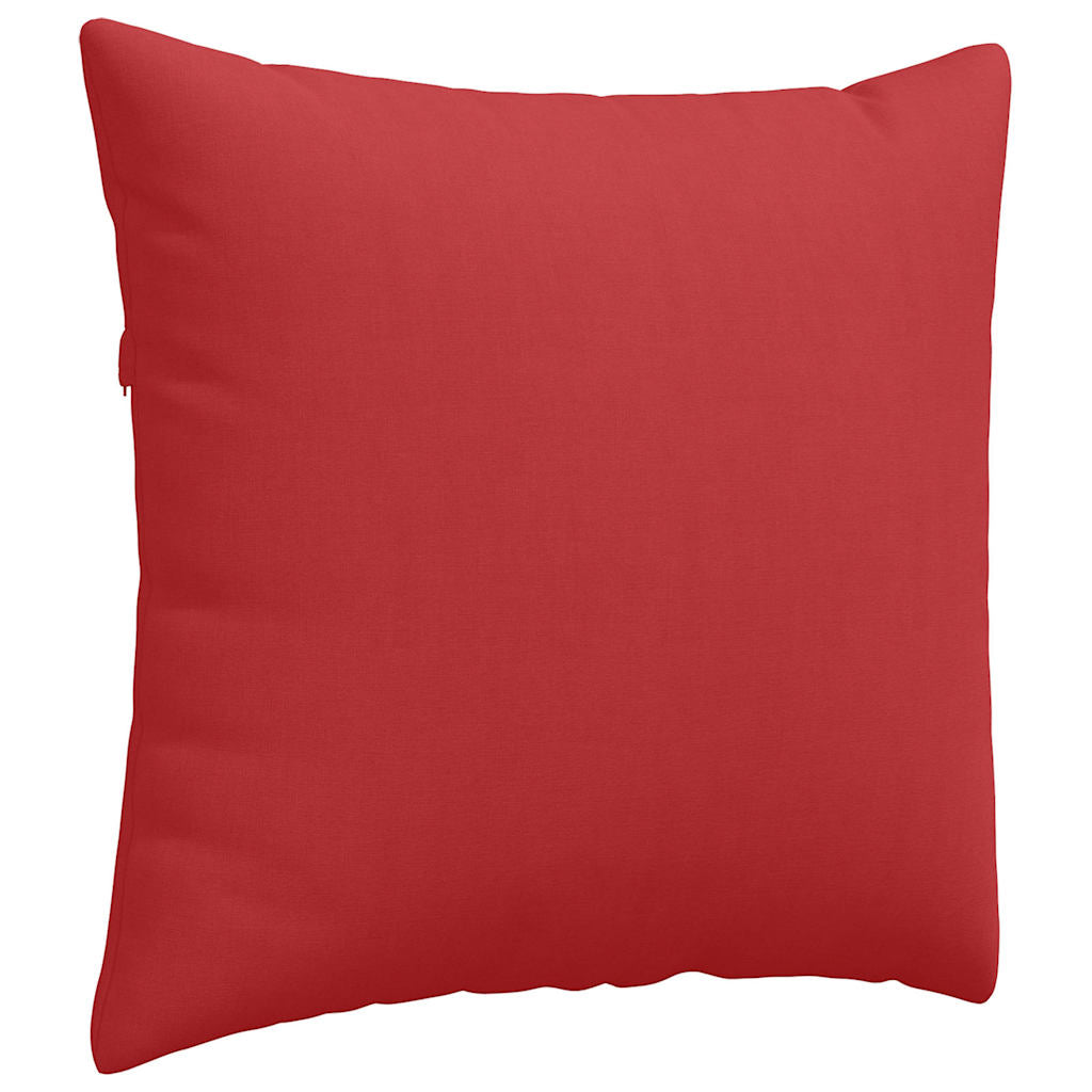 Sofakissen 2 pcs Rot 45 x 45 cm Stoff