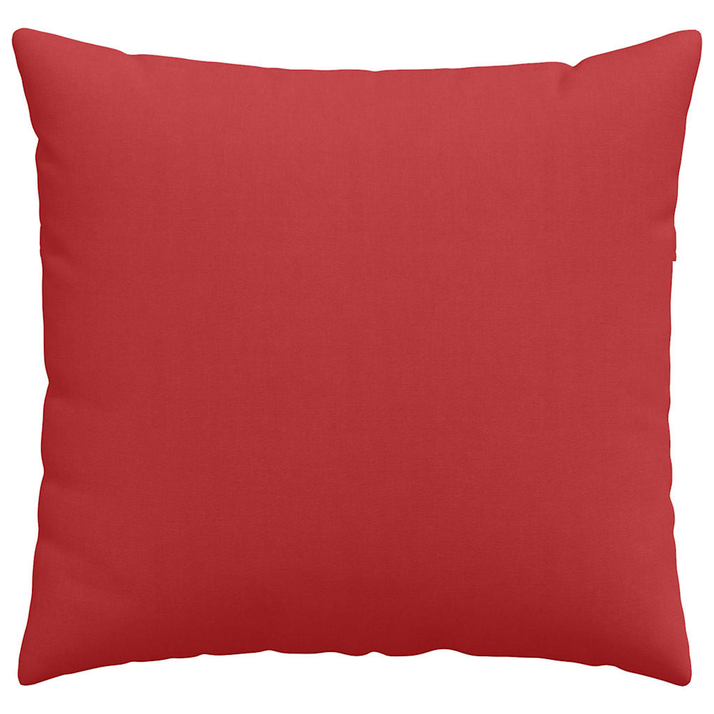 Sofakissen 2 pcs Rot 45 x 45 cm Stoff
