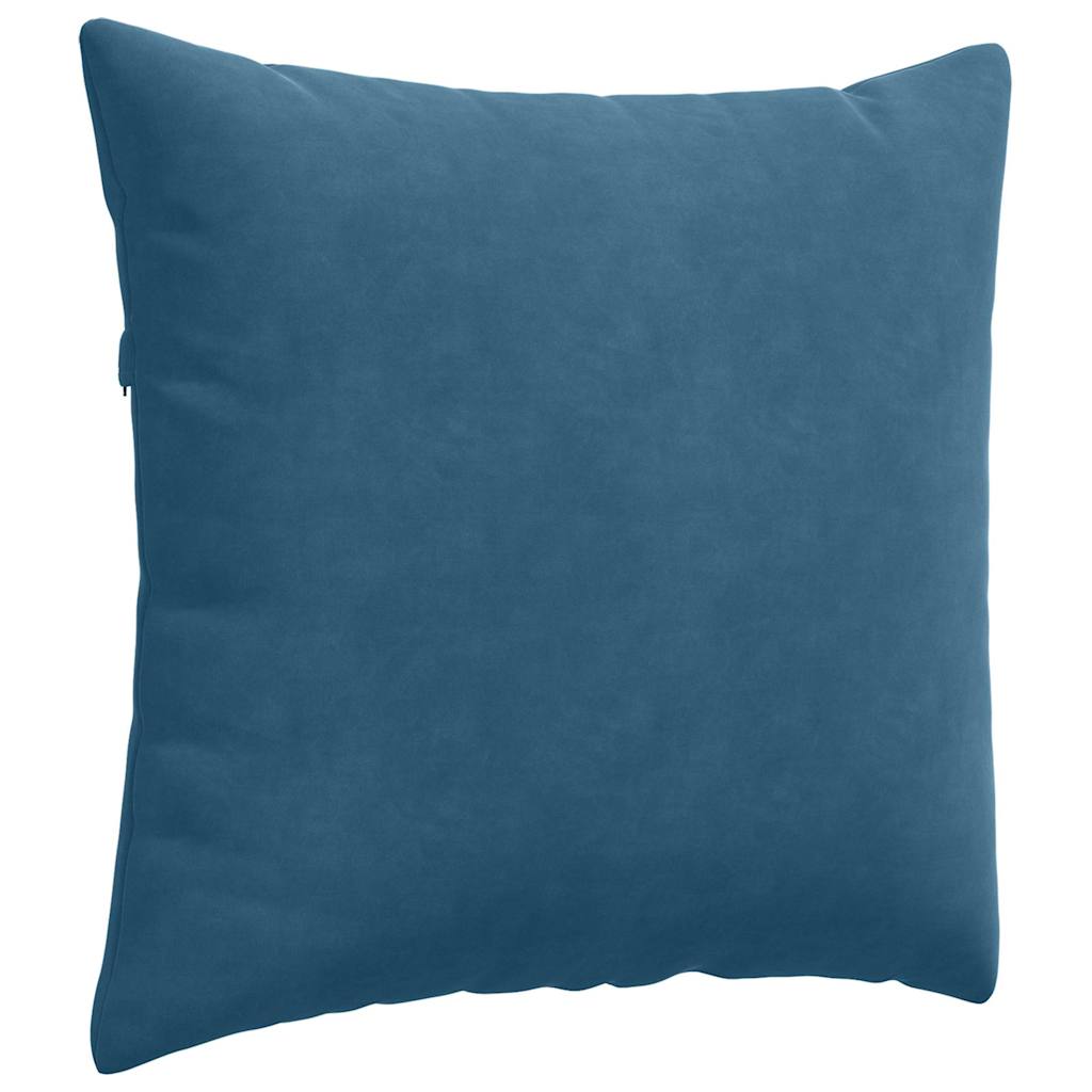Sofakissen 2 Stück Blau 45 x 45 cm Cordstoff