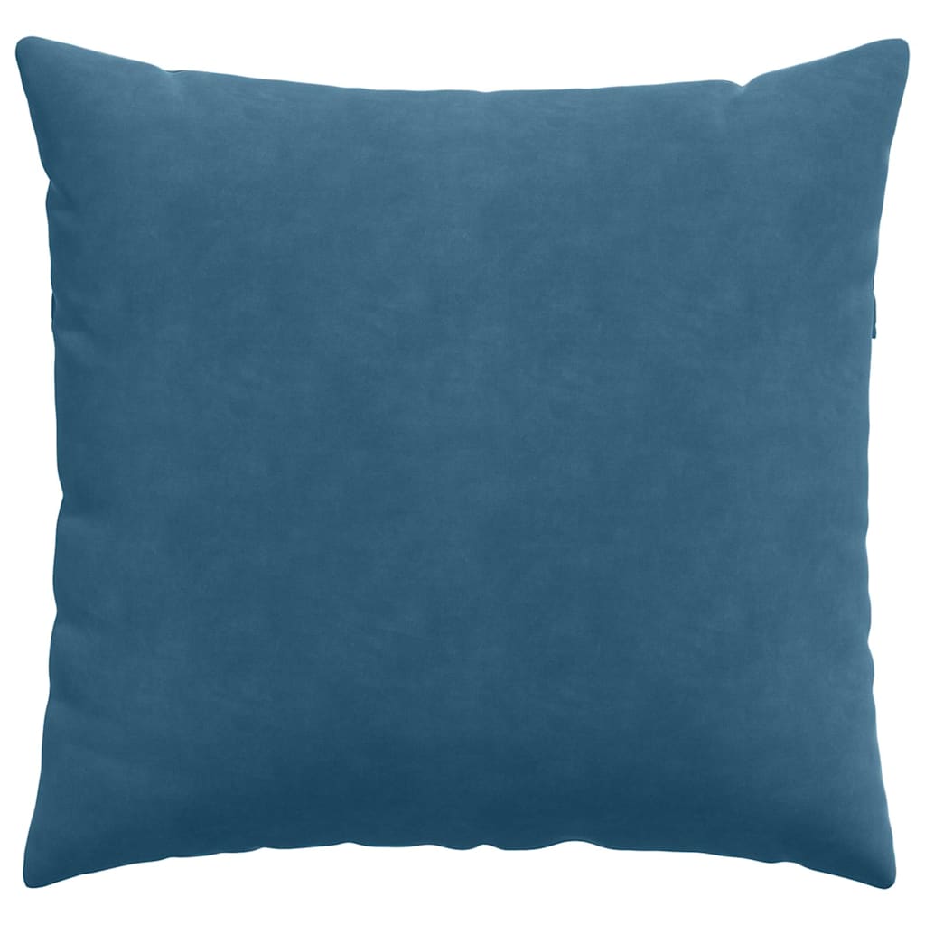Sofakissen 2 Stück Blau 45 x 45 cm Cordstoff