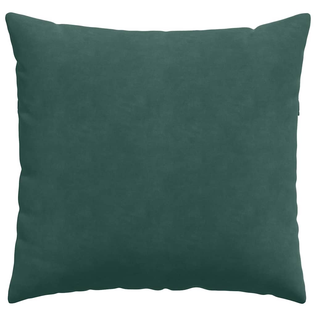 Sofakissen 2 Stück Dunkelgrün 45 x 45 cm Cordstoff