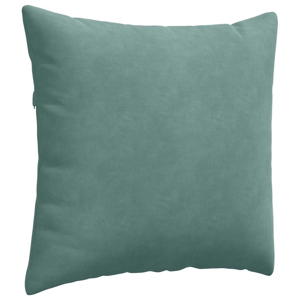 Sofakissen 2 Stück Meergrün 45 x 45 cm Cordstoff