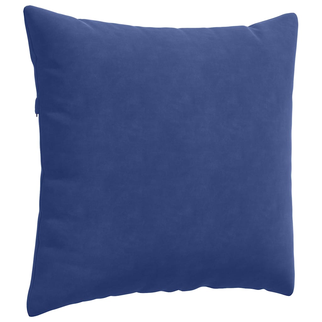 Sofakissen 2 Stück Polizeiblau 45 x 45 cm Cordstoff