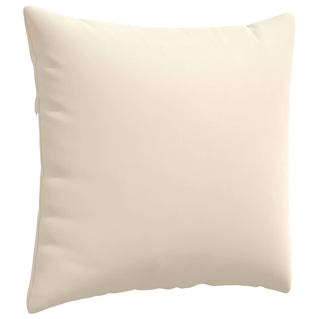 Sofakissen 2 Stück Beige 45 x 45 cm Stoff