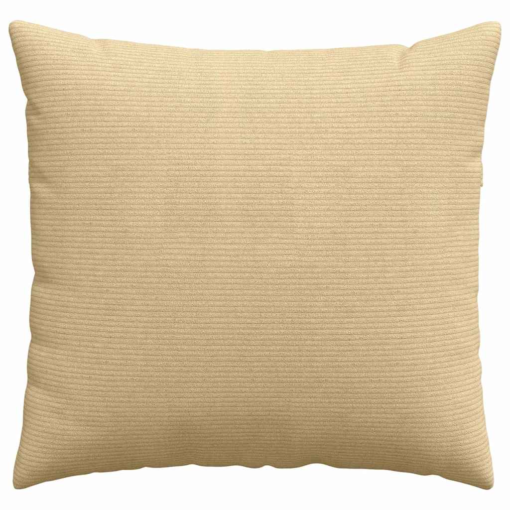Sofakissen 2 Stück Grau-Grün 45 x 45 cm Cordstoff