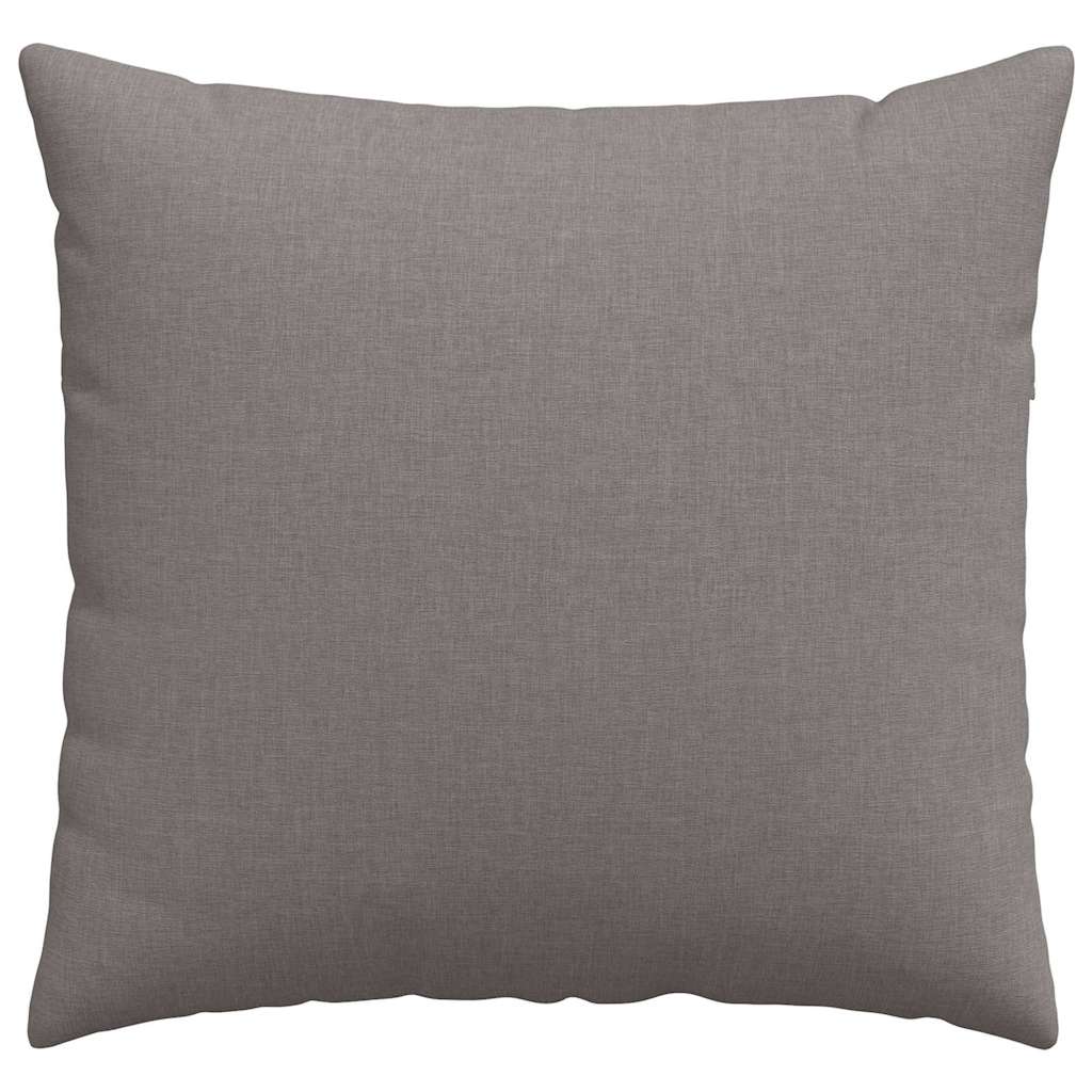 Sofakissen 2 pcs Taupe 50 x 50 cm Stoff