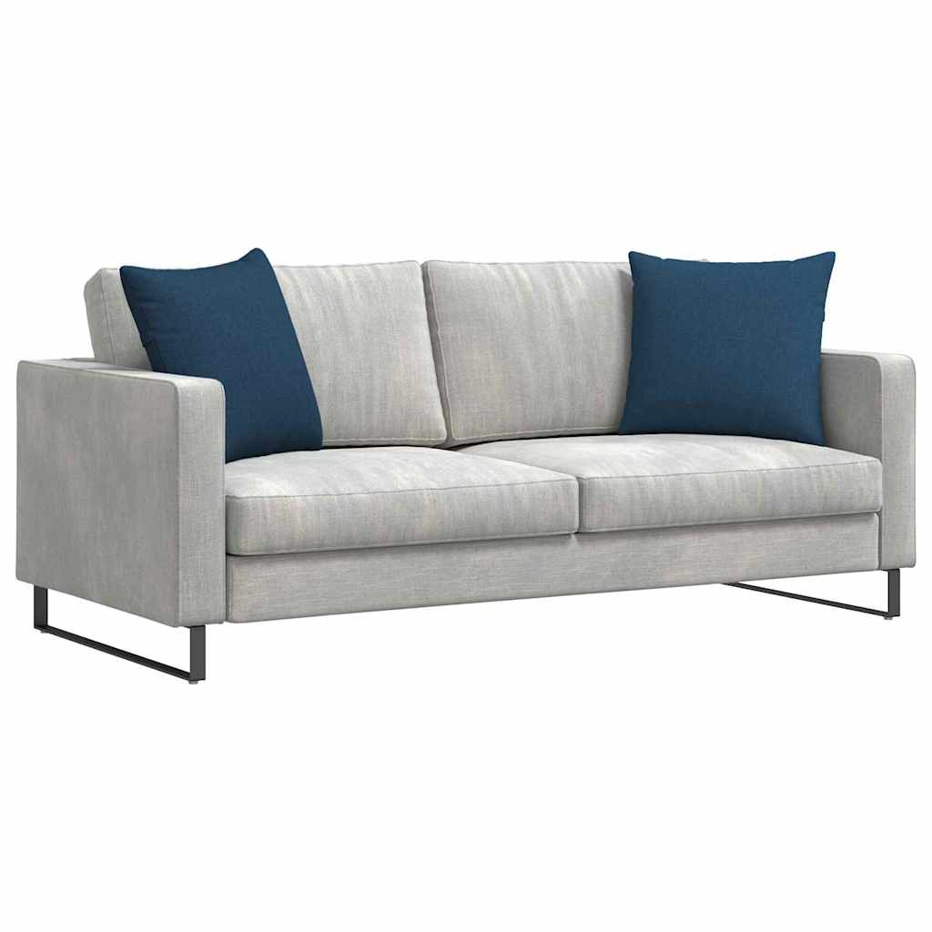 Sofakissen 2 pcs Blau 50 x 50 cm Stoff