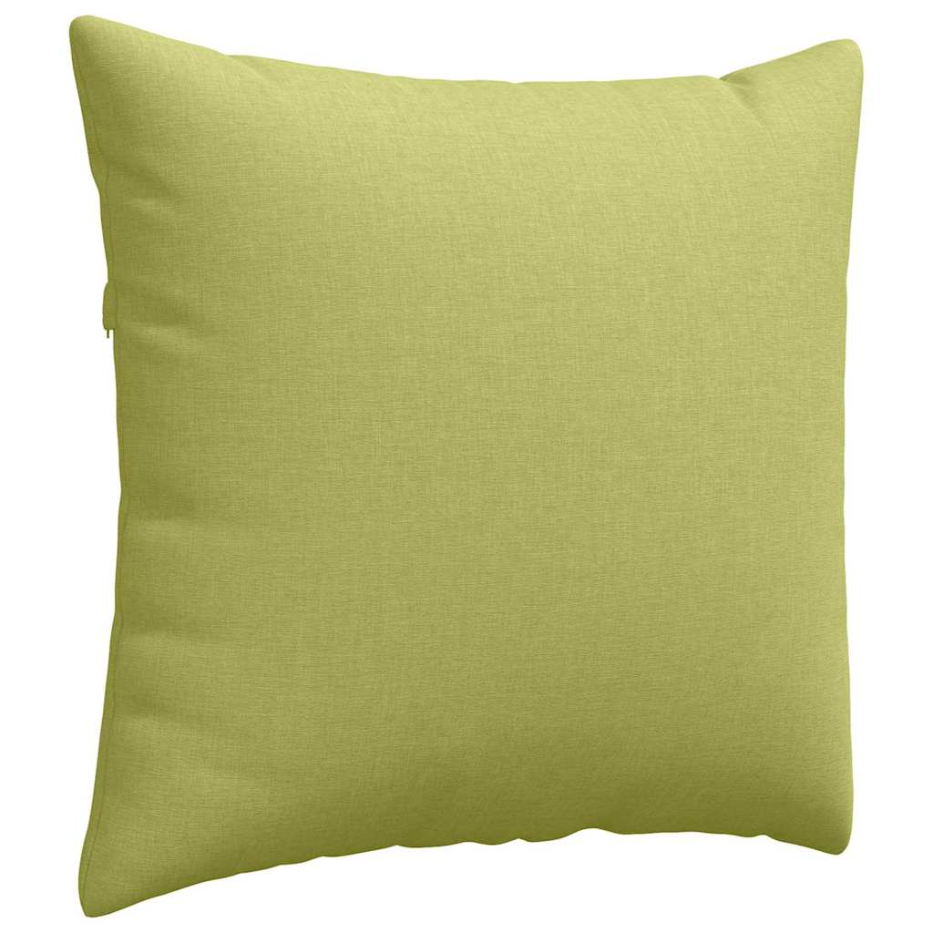 Sofakissen 2 pcs Hellgrün 50 x 50 cm Stoff