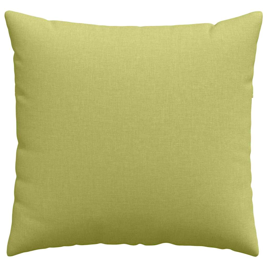 Sofakissen 2 pcs Hellgrün 50 x 50 cm Stoff