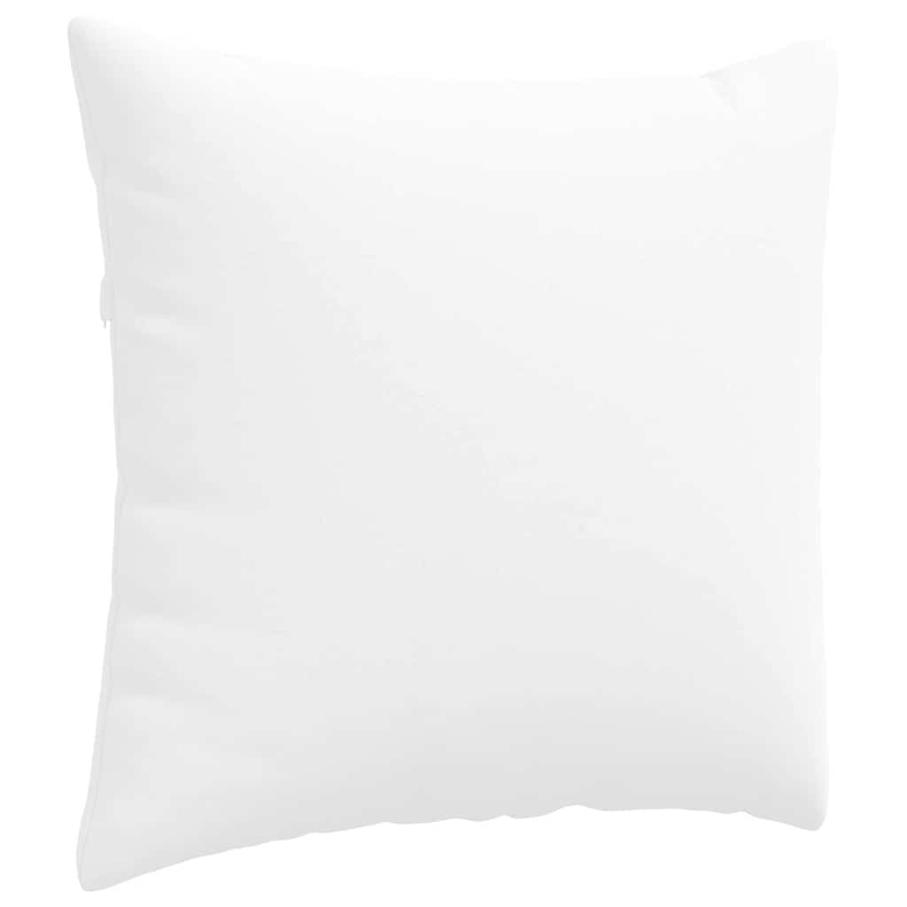 Sofakissen 2 pcs Weiß 50 x 50 cm Stoff