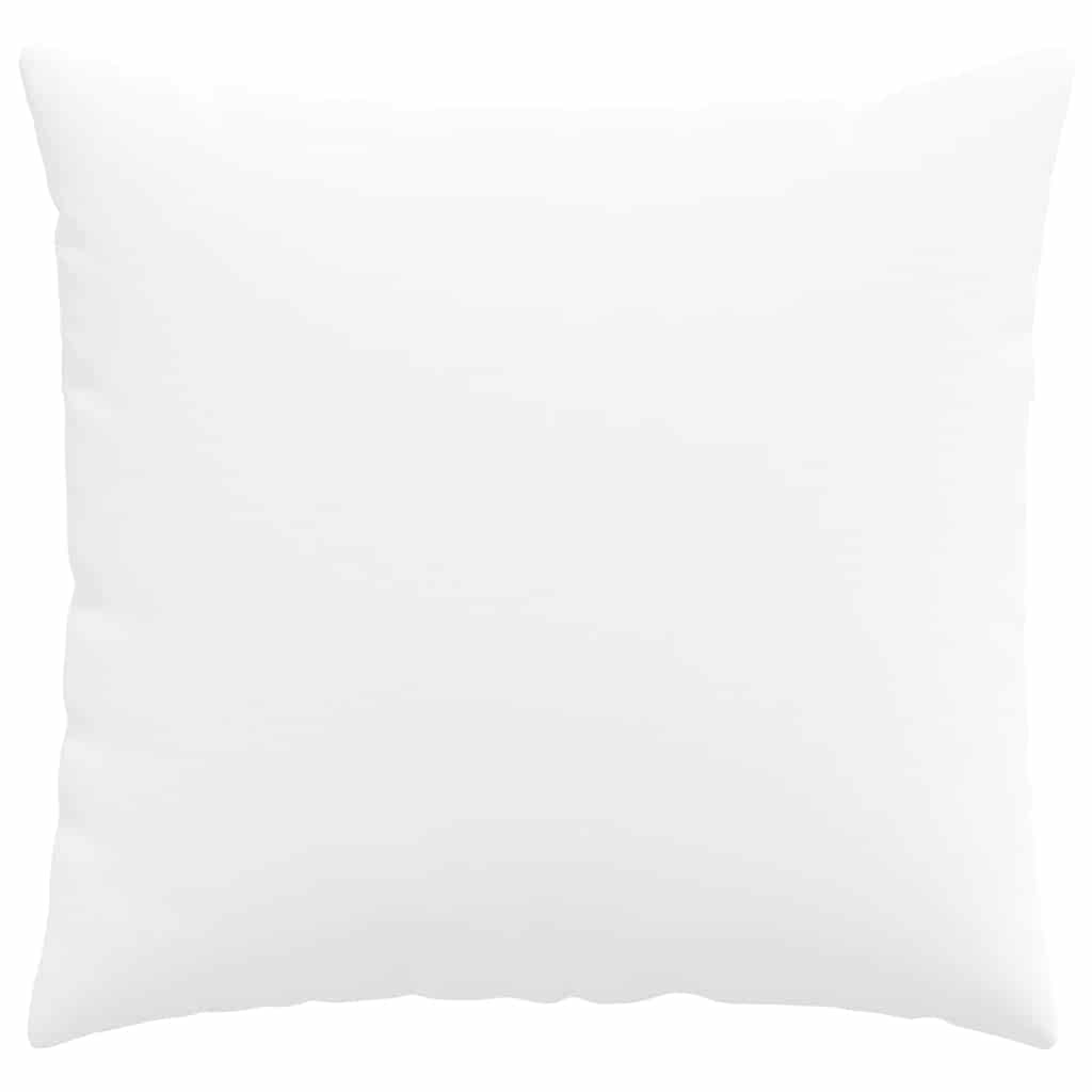Sofakissen 2 pcs Weiß 50 x 50 cm Stoff