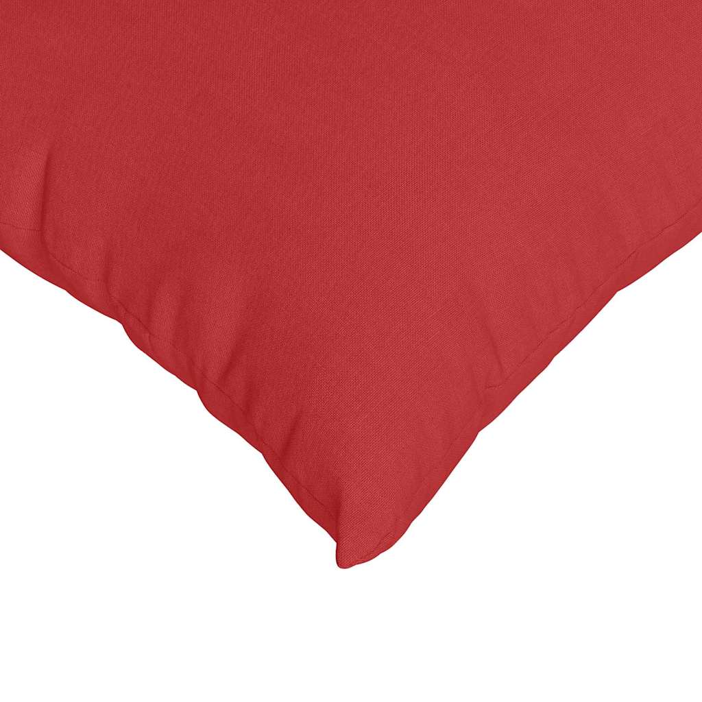 Sofakissen 2 pcs Rot 50 x 50 cm Stoff