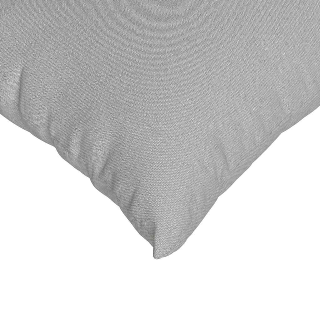 Sofakissen 2 pcs Wolkengrau 50 x 50 cm Stoff