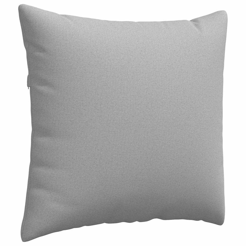 Sofakissen 2 pcs Wolkengrau 50 x 50 cm Stoff