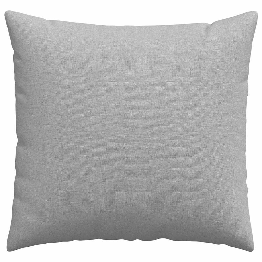 Sofakissen 2 pcs Wolkengrau 50 x 50 cm Stoff