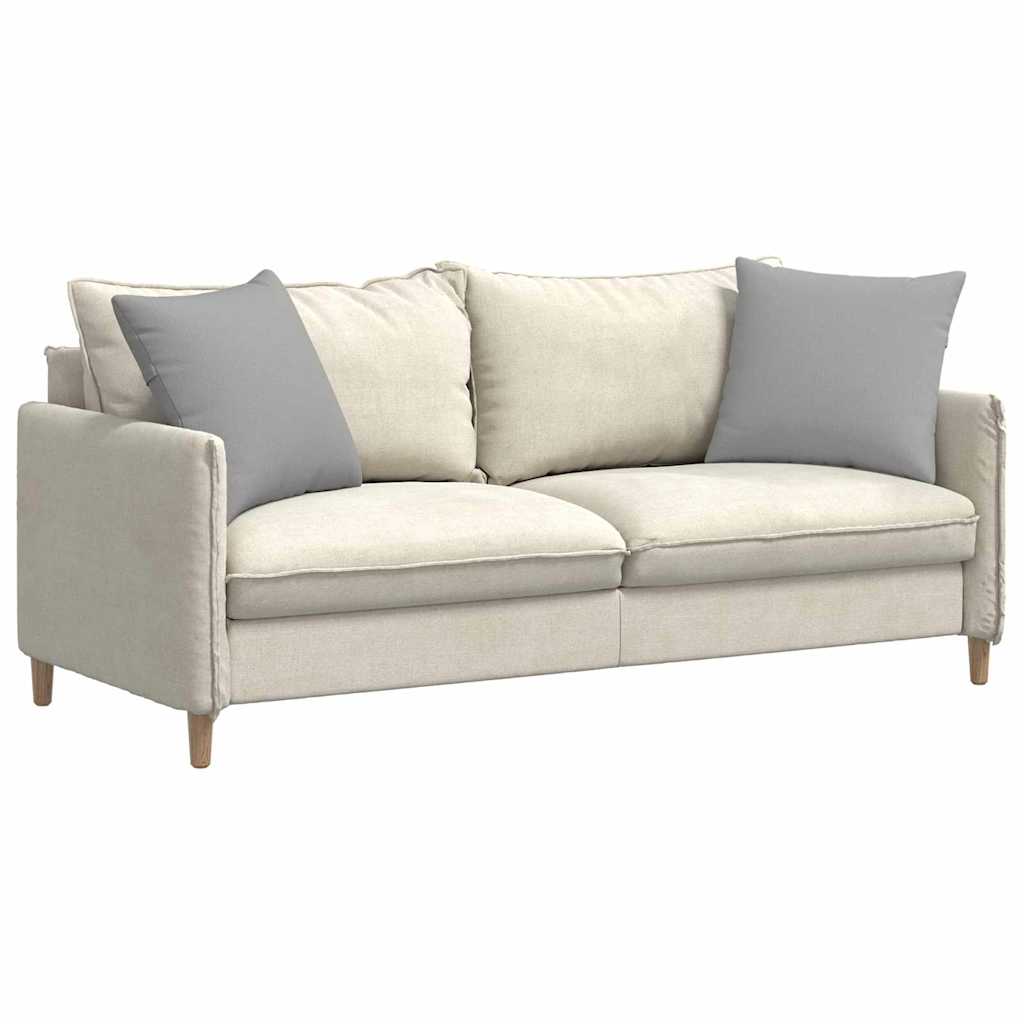 Sofakissen 2 pcs Wolkengrau 50 x 50 cm Stoff