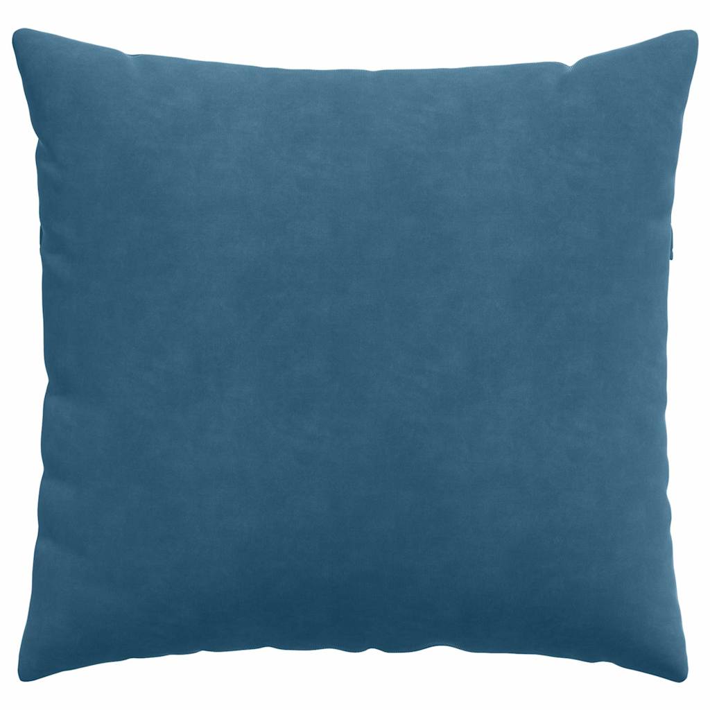 Sofakissen 2 Stück Blau 50 x 50 cm Cordstoff