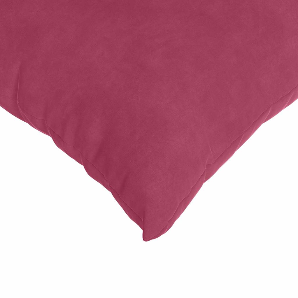 Sofakissen 2 Stück Weinrot 50 x 50 cm Cordstoff