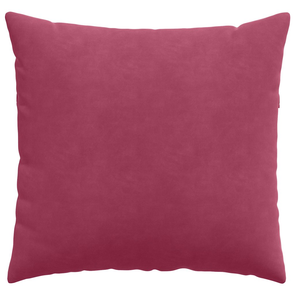 Sofakissen 2 Stück Weinrot 50 x 50 cm Cordstoff