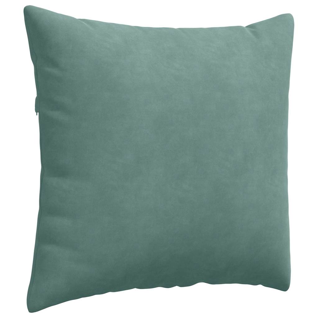 Sofakissen 2 Stück Meergrün 50 x 50 cm Cordstoff