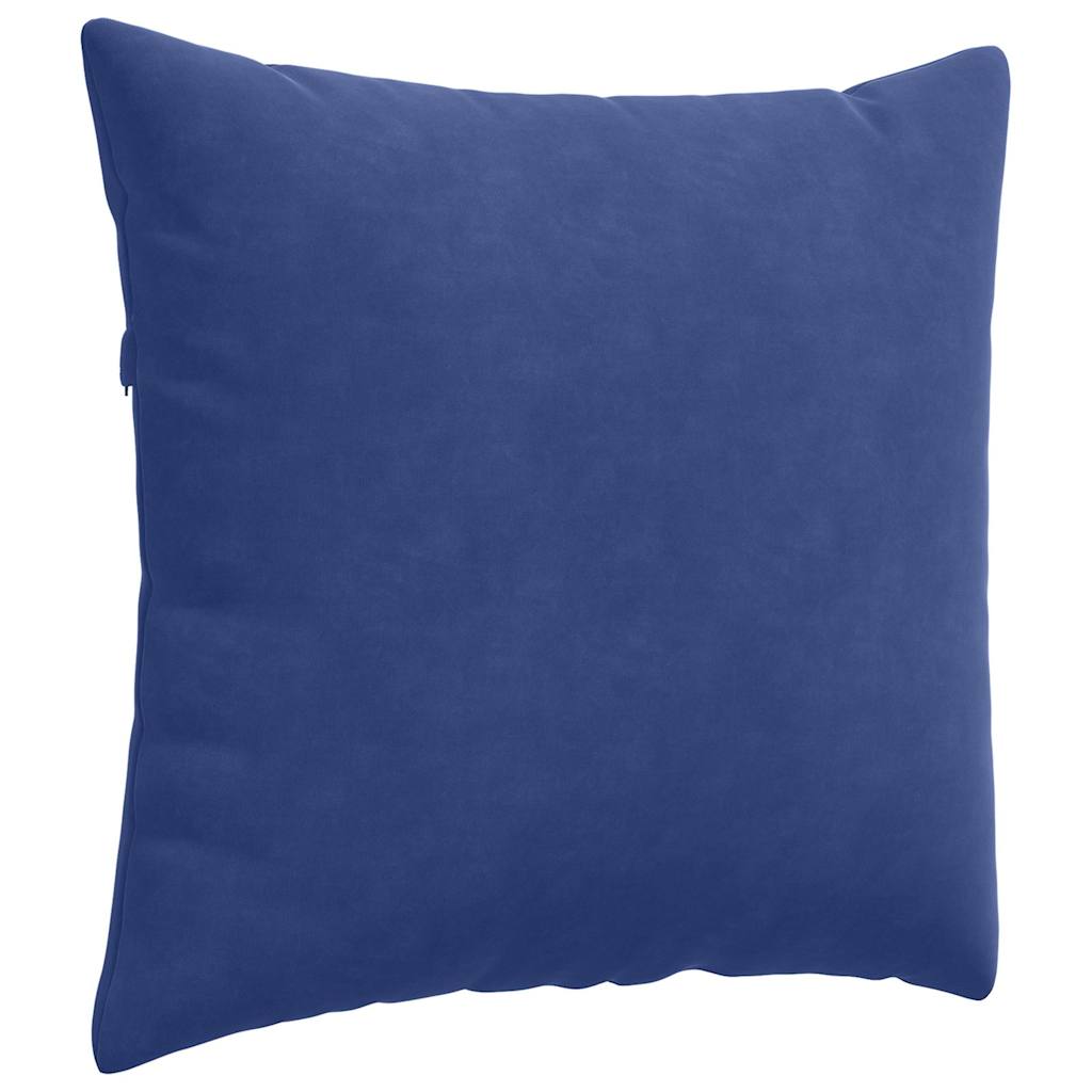 Sofakissen 2 Stück Polizeiblau 50 x 50 cm Cordstoff
