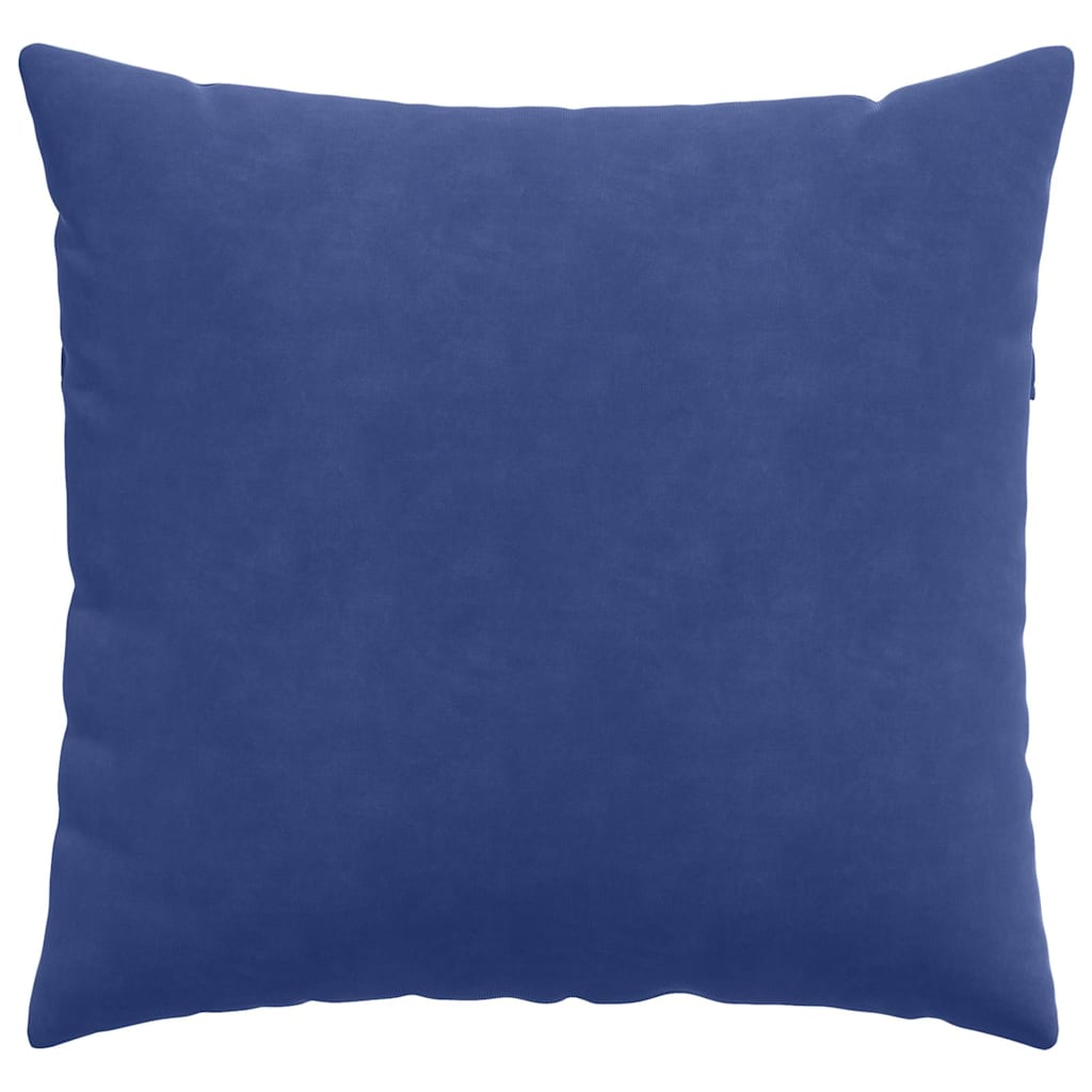 Sofakissen 2 Stück Polizeiblau 50 x 50 cm Cordstoff