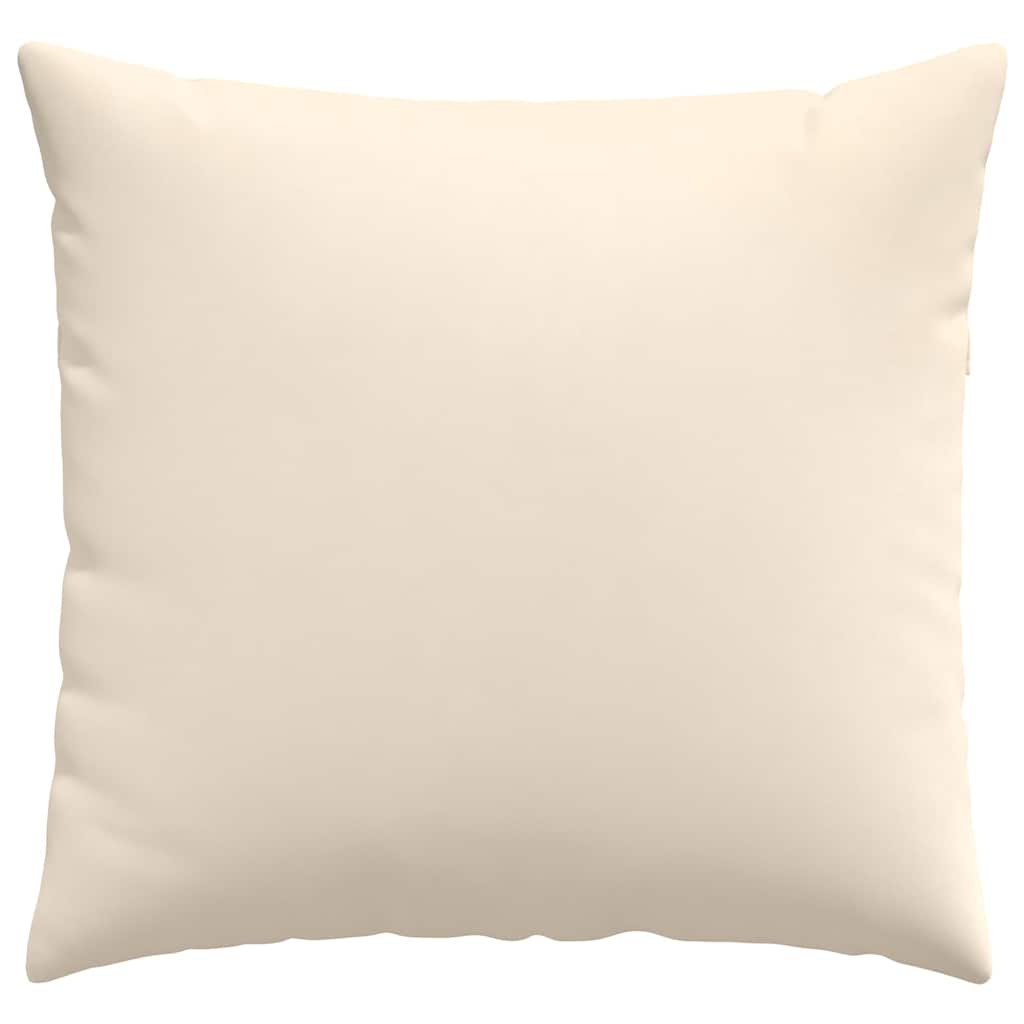 Sofakissen 2 Stück Beige 50 x 50 cm Stoff
