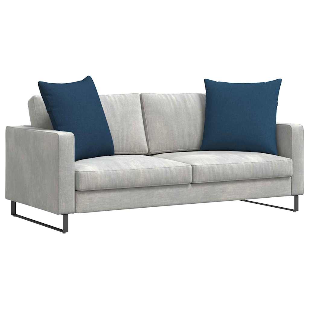 Sofakissen 2 pcs Blau 60 x 60 cm Stoff