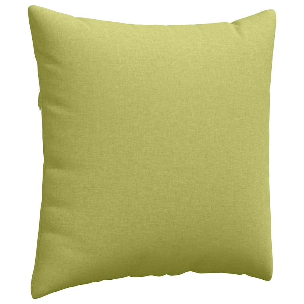 Sofakissen 2 pcs Hellgrün 60 x 60 cm Stoff