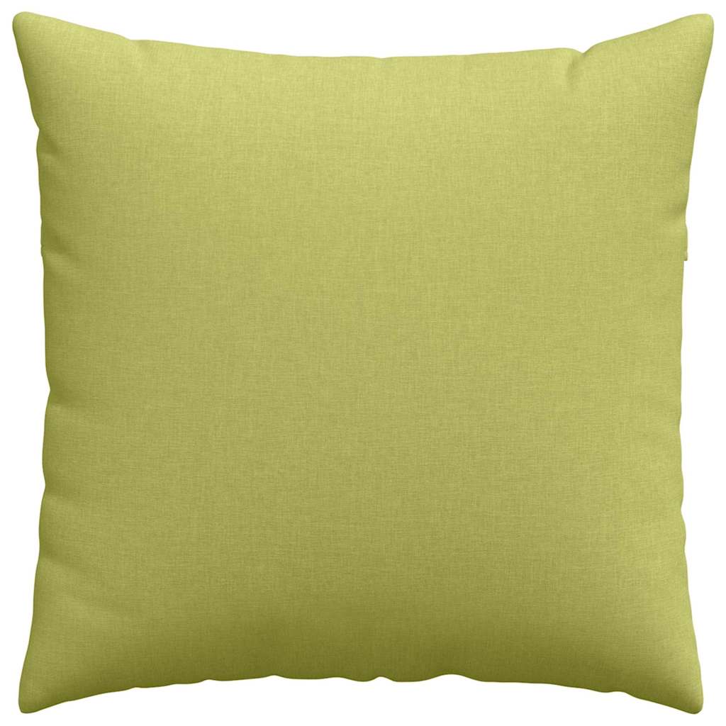 Sofakissen 2 pcs Hellgrün 60 x 60 cm Stoff