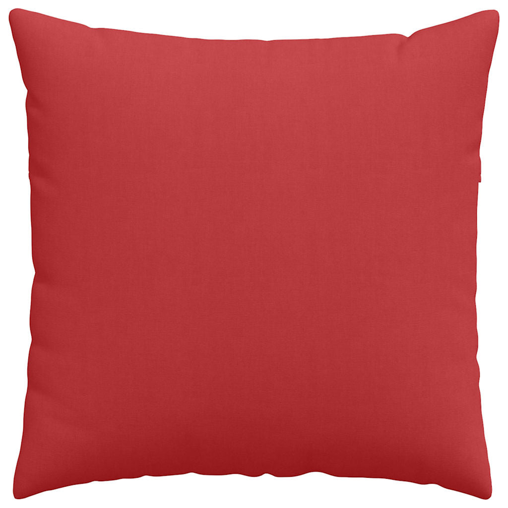 Sofakissen 2 pcs Rot 60 x 60 cm Stoff
