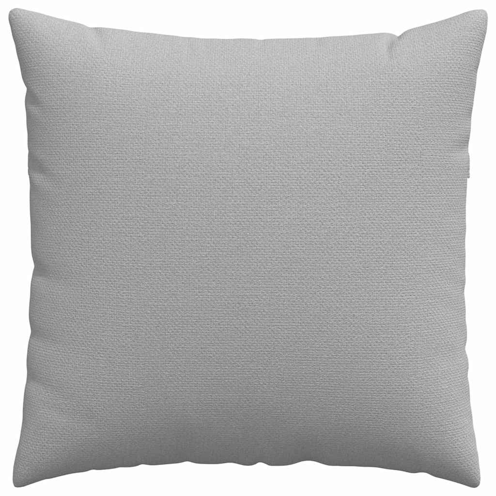 Sofakissen 2 pcs Wolkengrau 60 x 60 cm Stoff