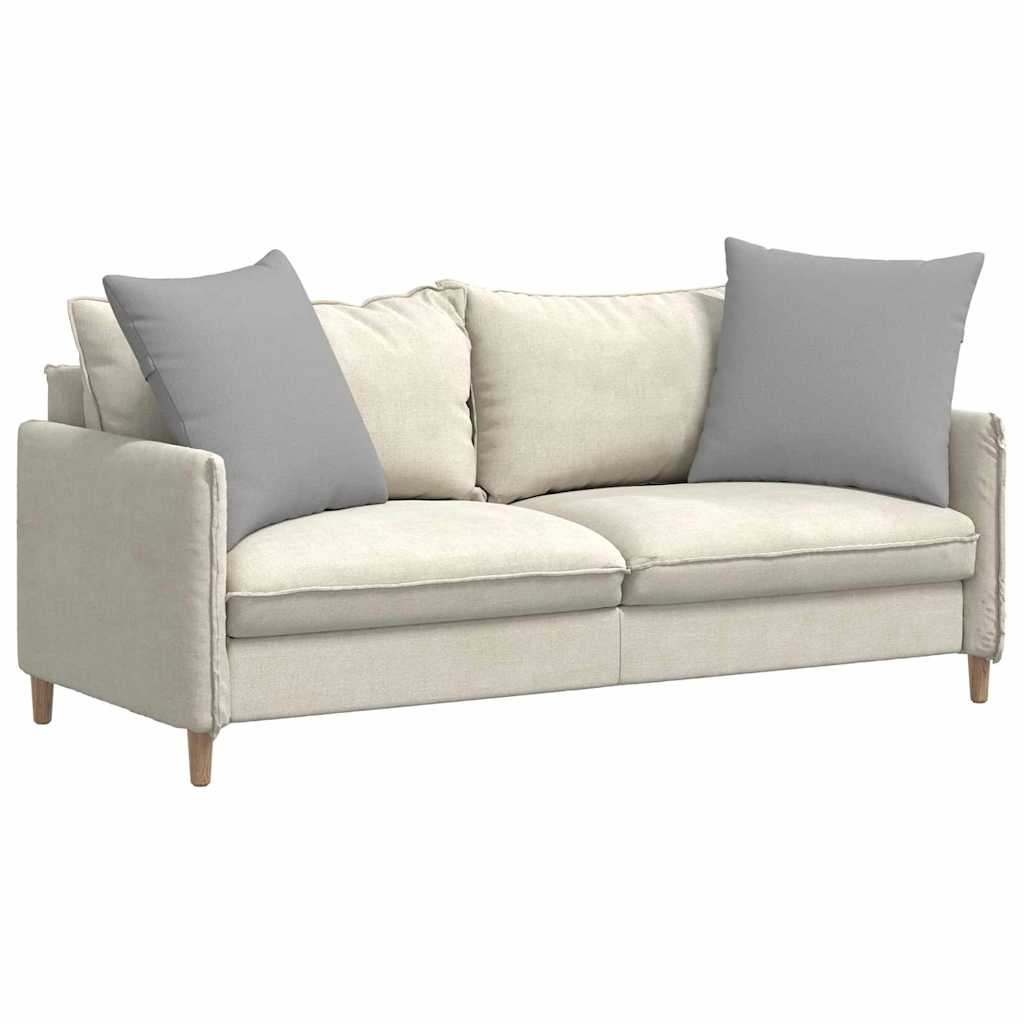 Sofakissen 2 pcs Wolkengrau 60 x 60 cm Stoff