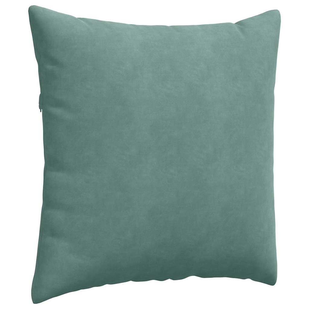Sofakissen 2 Stück Meergrün 60 x 60 cm Cordstoff