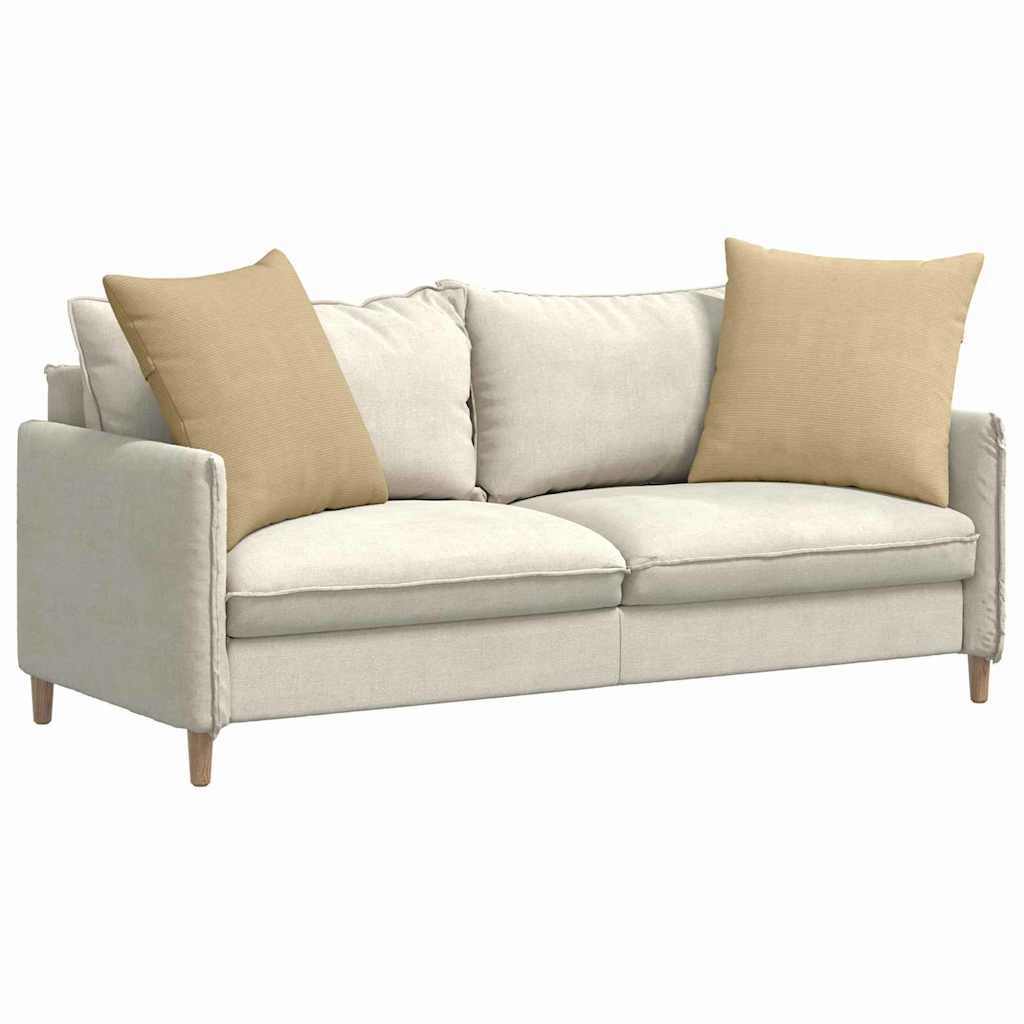 Sofakissen 2 Stück Grau-Grün 60 x 60 cm Cordstoff