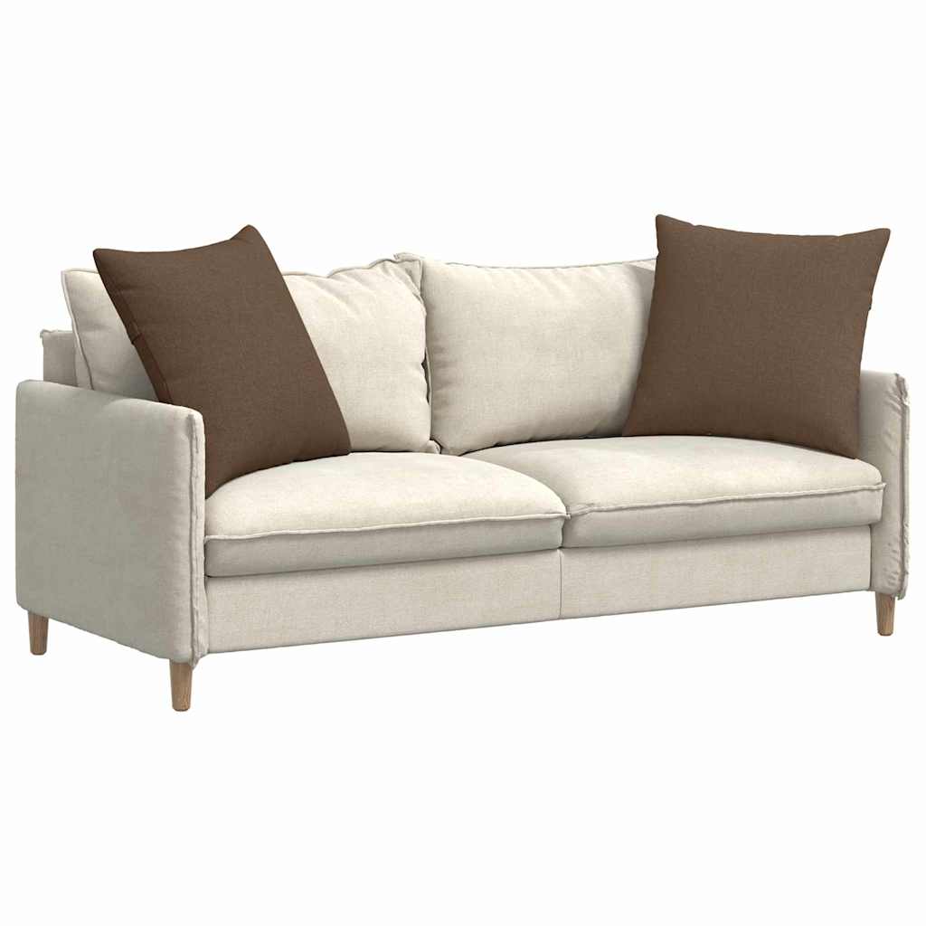 Sofakissen 2 pcs Braun 80 x 80 cm Stoff