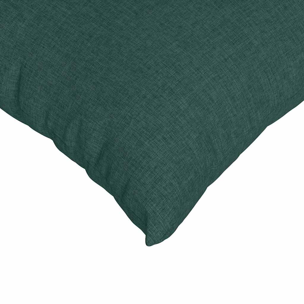 Sofakissen 2 pcs Dunkelgrün 80 x 80 cm Stoff