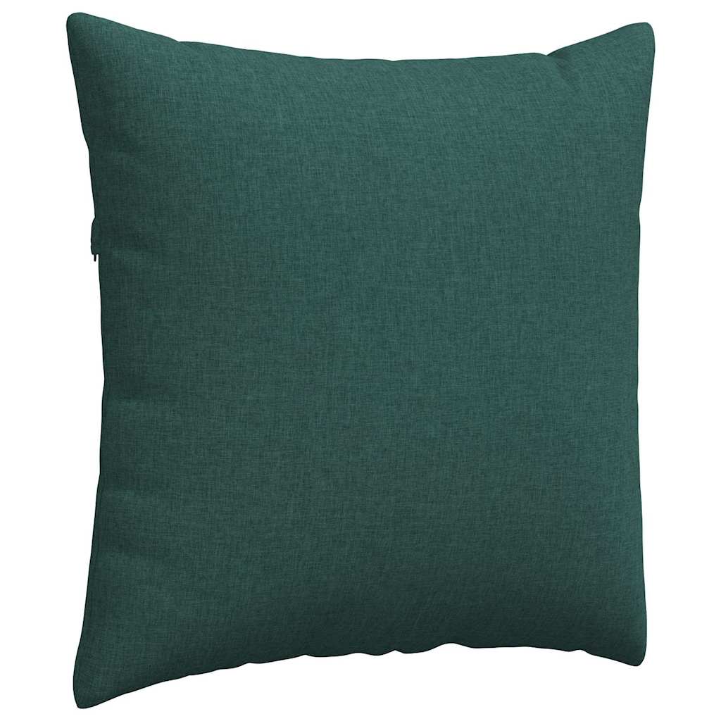 Sofakissen 2 pcs Dunkelgrün 80 x 80 cm Stoff