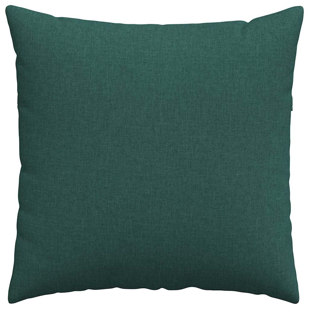 Sofakissen 2 pcs Dunkelgrün 80 x 80 cm Stoff
