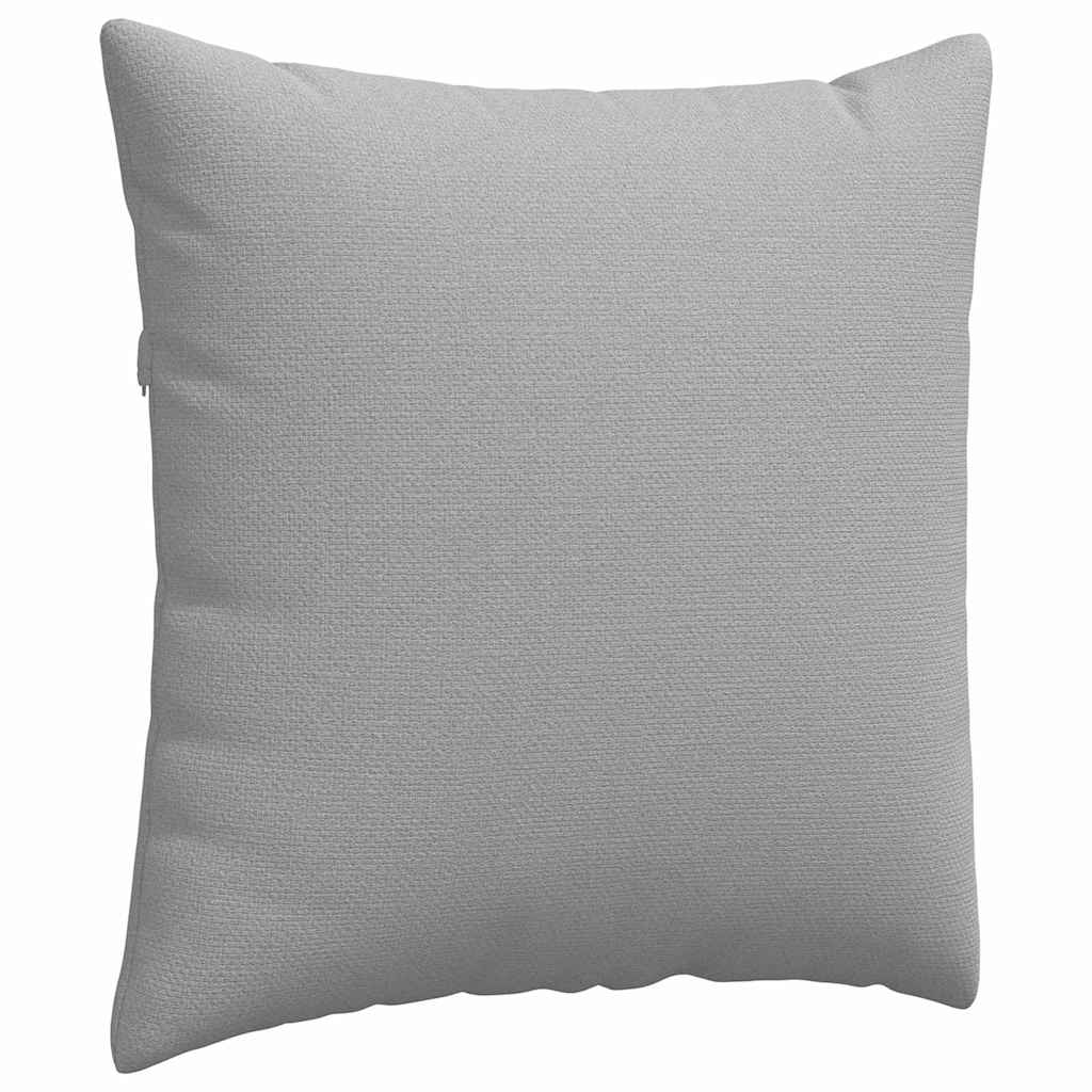 Sofakissen 2 pcs Wolkengrau 80 x 80 cm Stoff