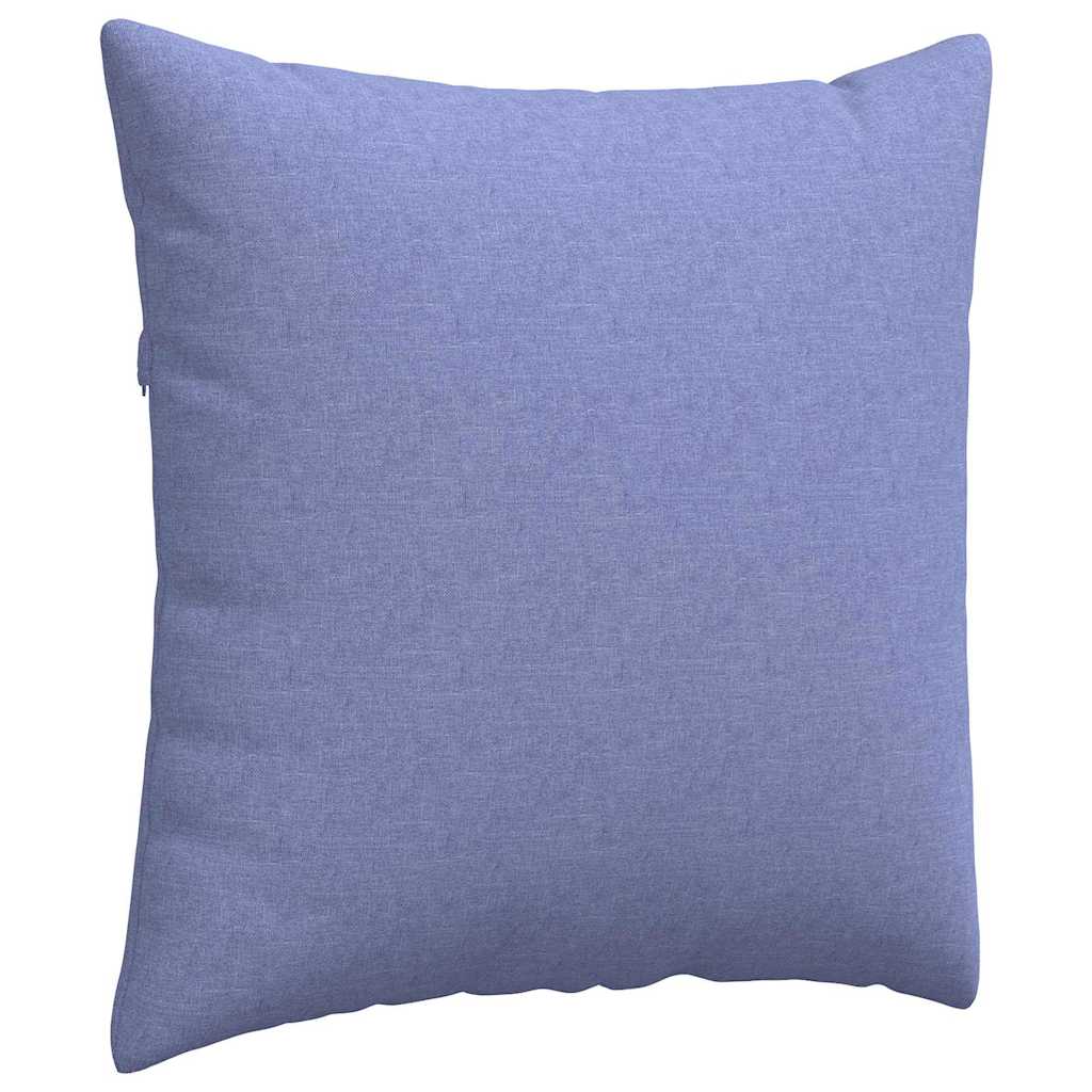 Sofakissen 2 pcs Jeans blau 80 x 80 cm Stoff