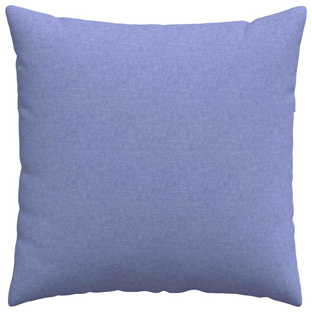 Sofakissen 2 pcs Jeans blau 80 x 80 cm Stoff