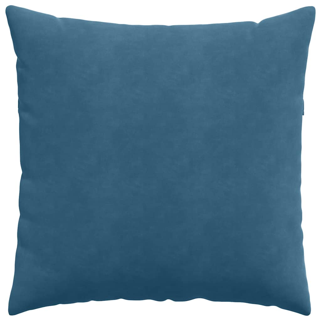 Sofakissen 2 Stück Blau 80 x 80 cm Cordstoff