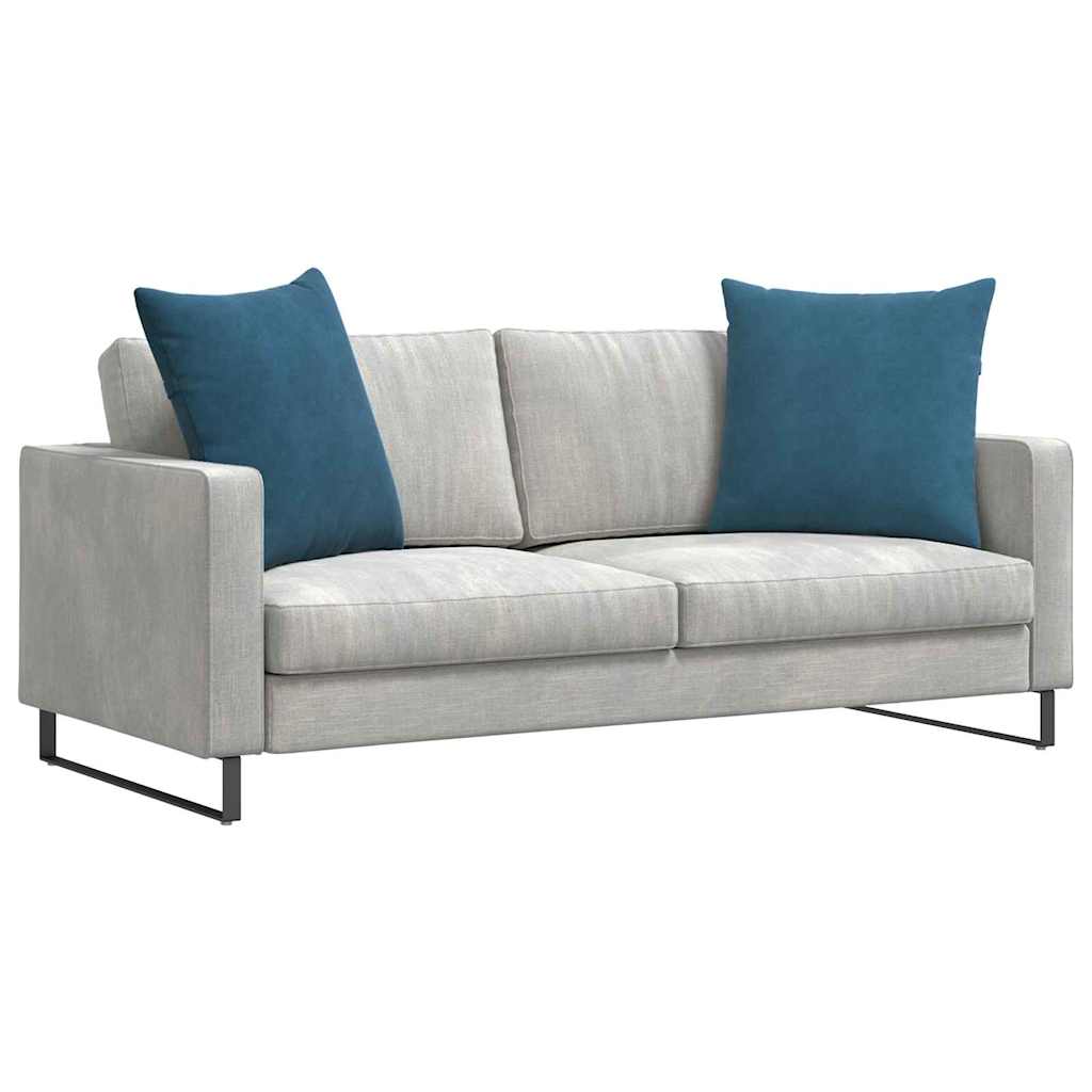 Sofakissen 2 Stück Blau 80 x 80 cm Cordstoff