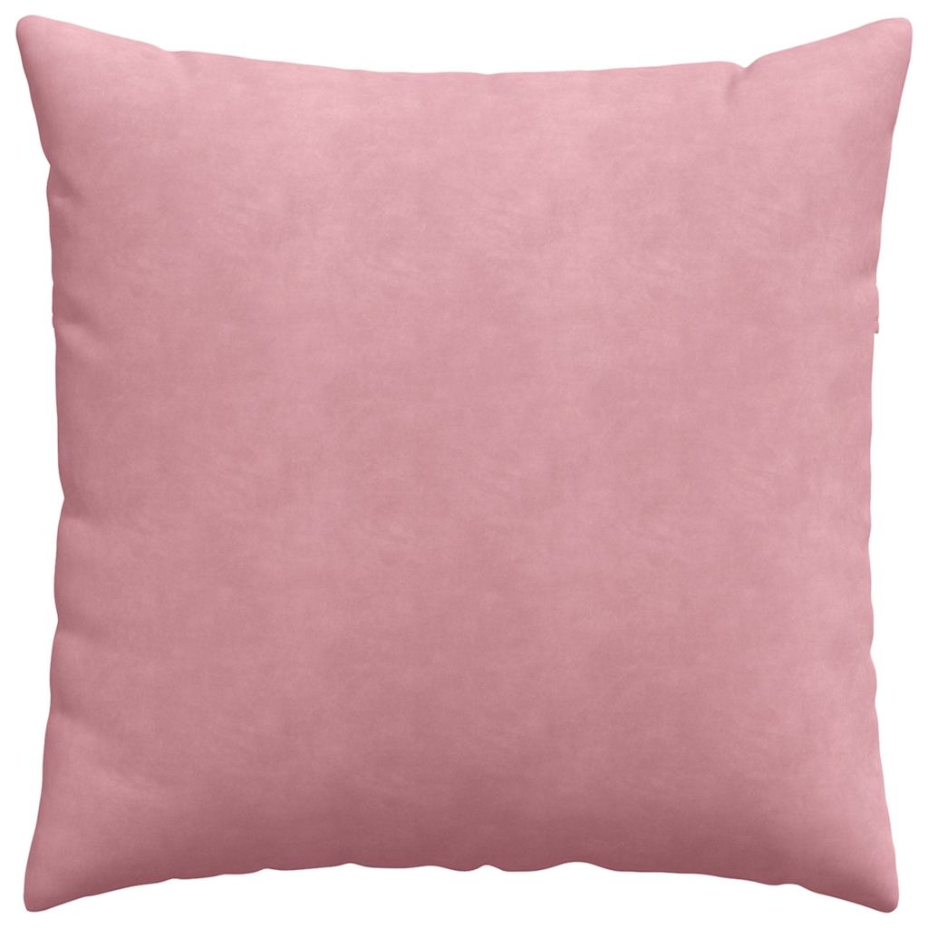 Sofakissen 2 Stück Rosa 80 x 80 cm Cordstoff