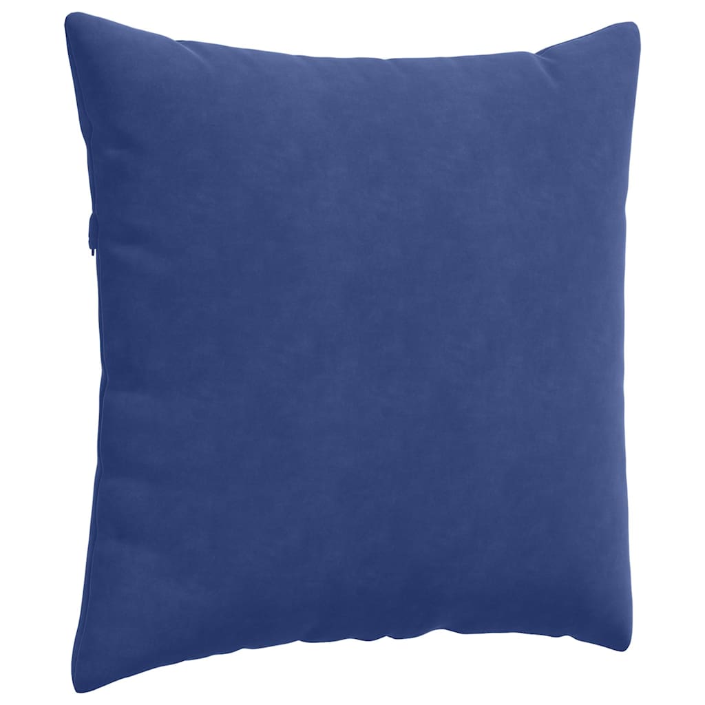 Sofakissen 2 Stück Polizeiblau 80 x 80 cm Cordstoff
