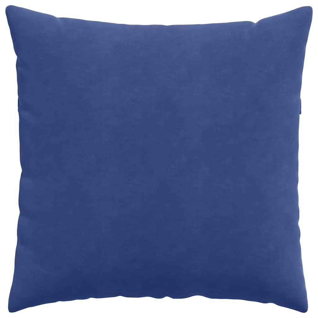 Sofakissen 2 Stück Polizeiblau 80 x 80 cm Cordstoff