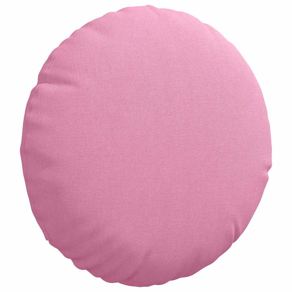 Sitzkissen 2 pcs Rosa Ø30 x 13 cm Stoff