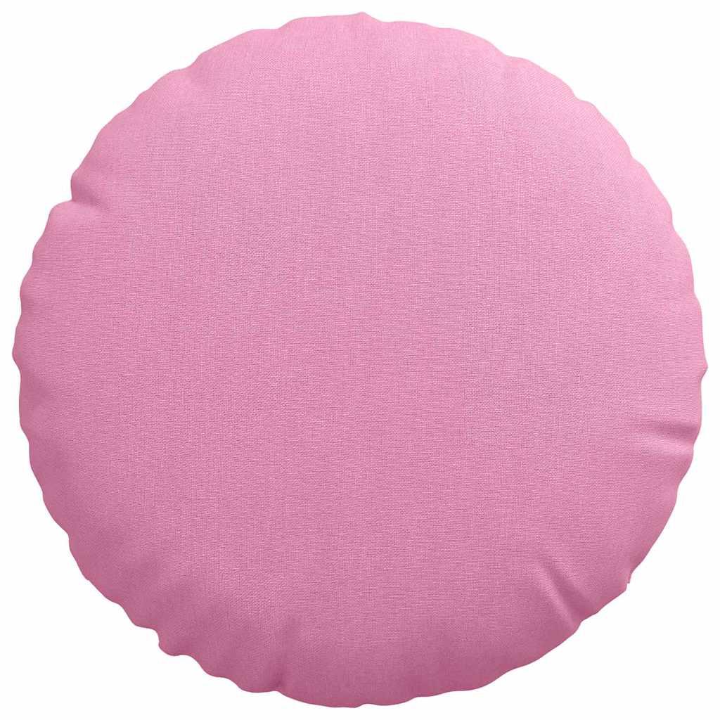 Sitzkissen 2 pcs Rosa Ø30 x 13 cm Stoff