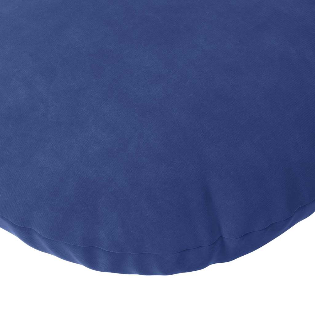 Sitzkissen 2 pcs Polizeiblau Ø30 x 13 cm Samt
